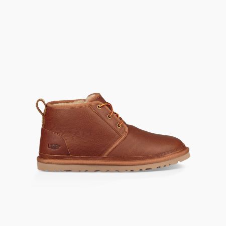 UGG Leather Neumel - Snøreboots Herre - Brune (NO-Y929)